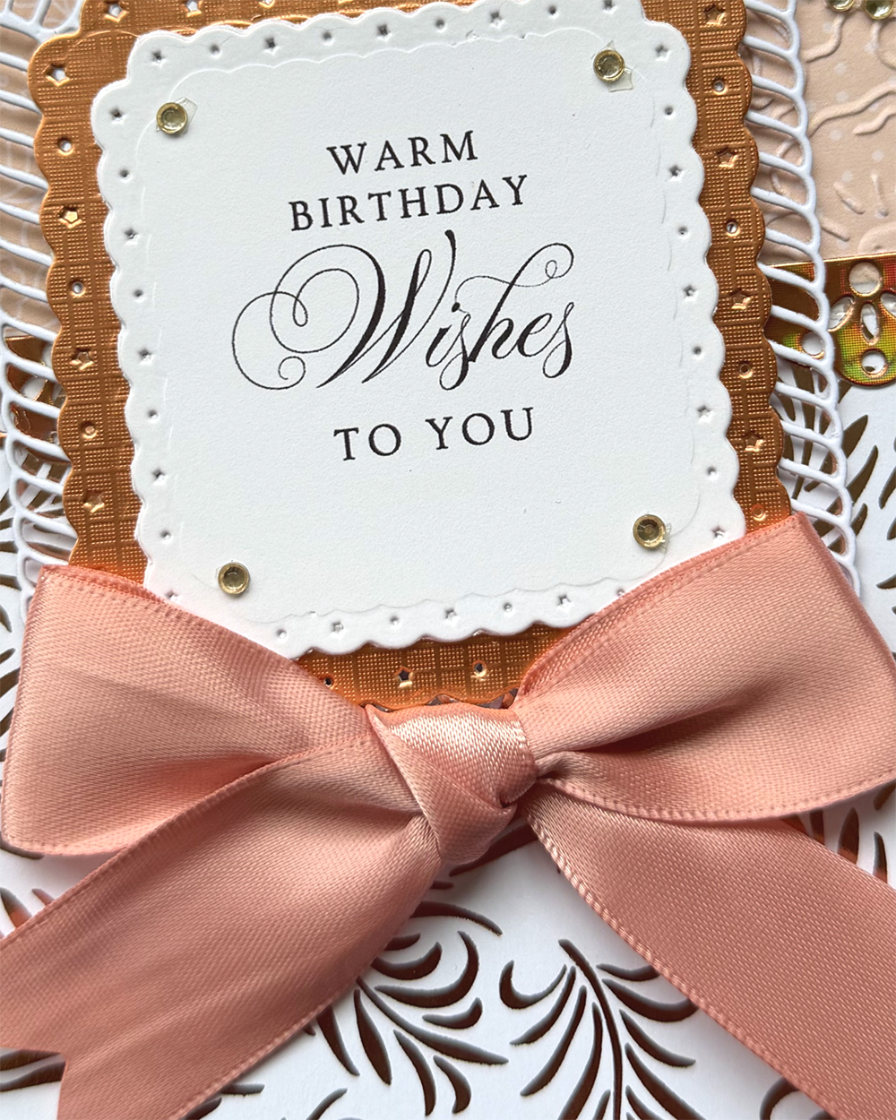 Luxury Birthday Card – Warm Birthday Wishes to You