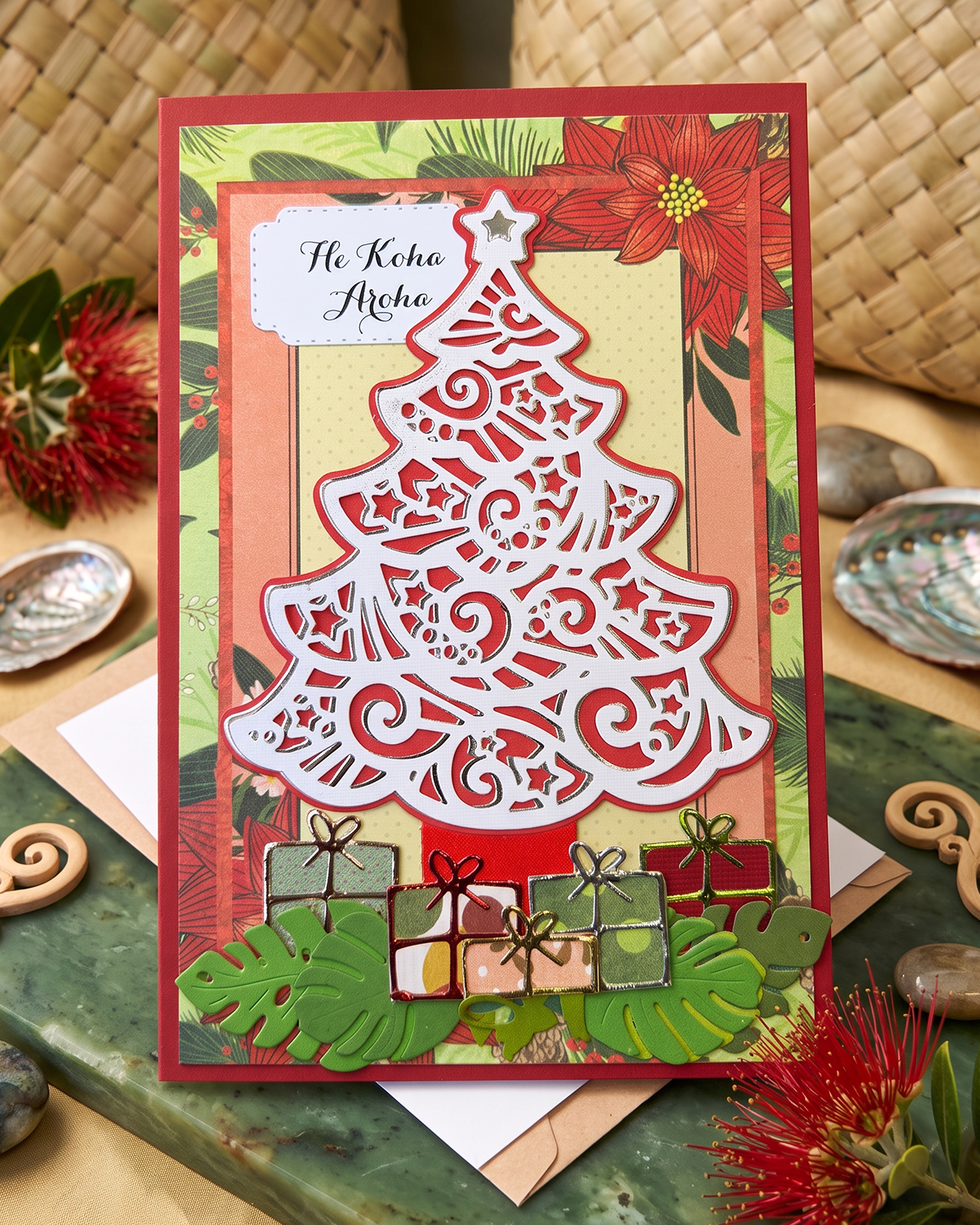 Maori Christmas Card for sale by Del Cards NZ