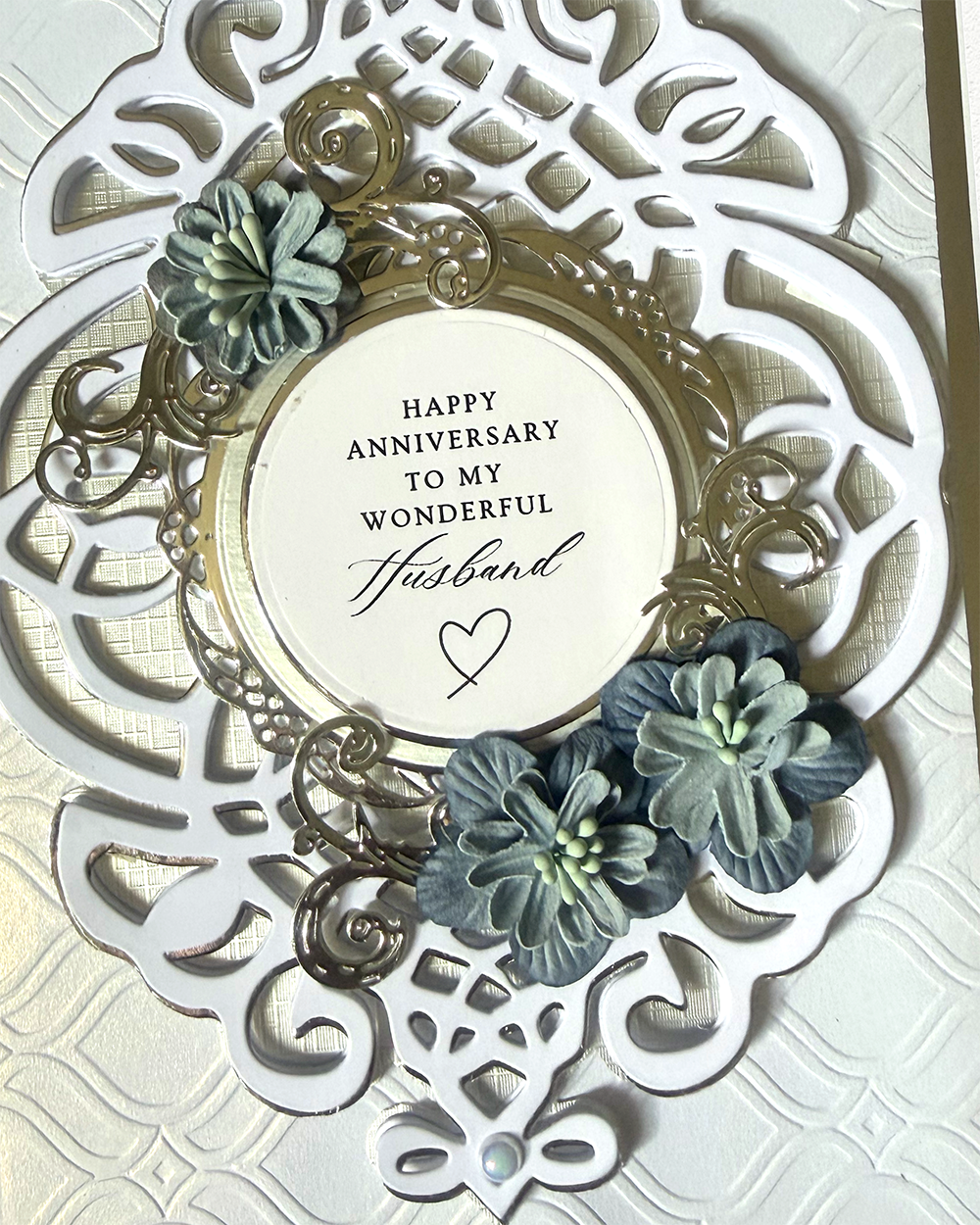 Anniversary card for Husband by Del Cards NZ