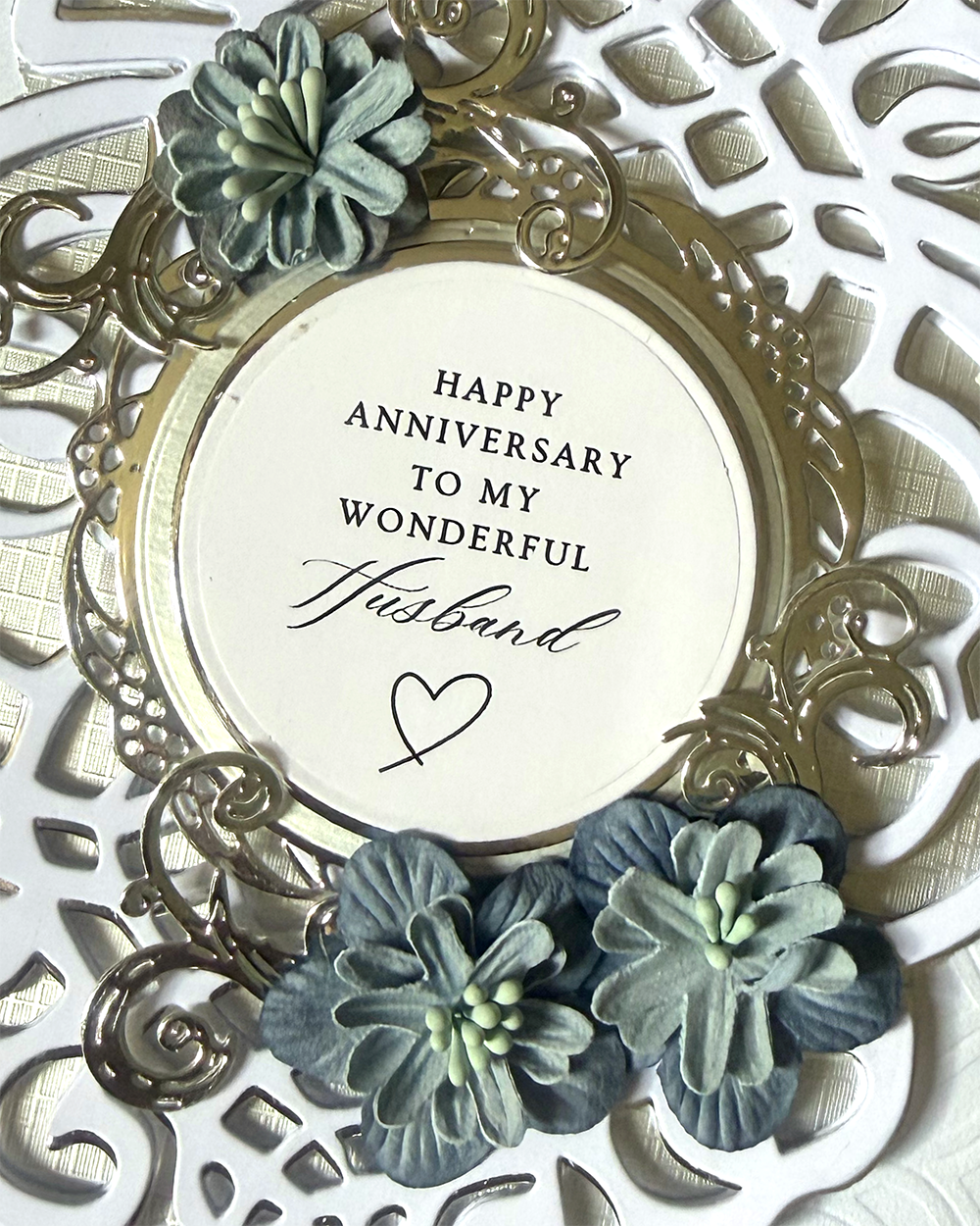 Anniversary card for Husband by Del Cards NZ