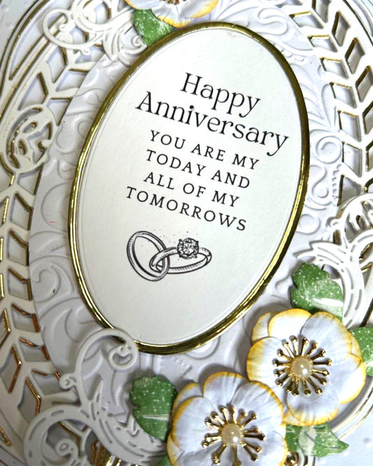 Anniversary Card | Happy Anniversary You are my Today and All of my Tomorrows