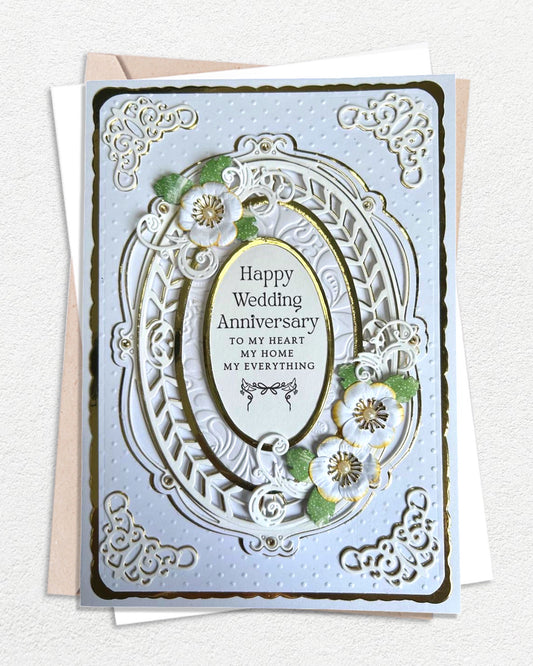 Anniversary Card | Happy Anniversary To My Heart, My Home, My Everything