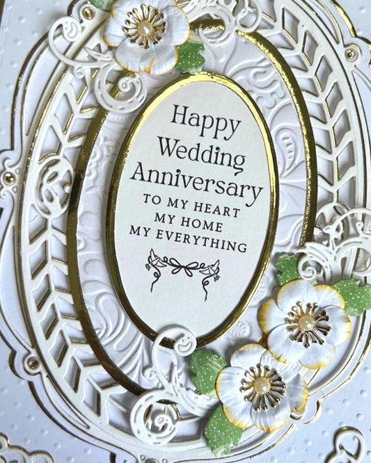 Anniversary Card | Happy Anniversary To My Heart, My Home, My Everything