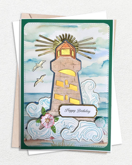 Luxury Birthday Card - Send a Guiding Light of Birthday Wishes