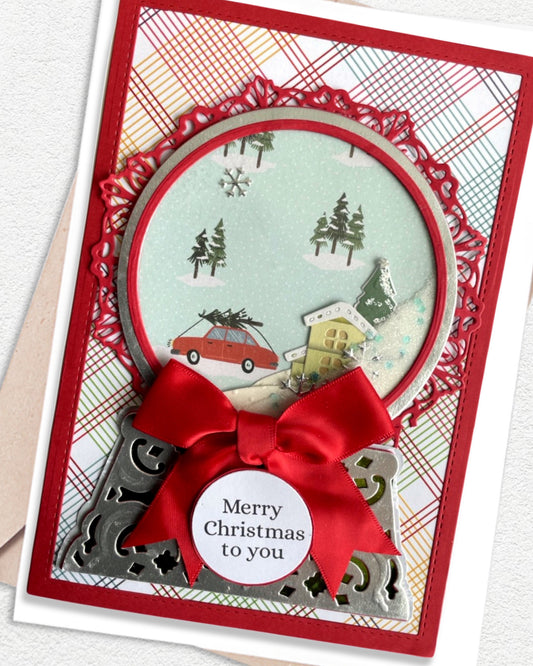 Christmas Card | Shaker Card, Merry Christmas to you