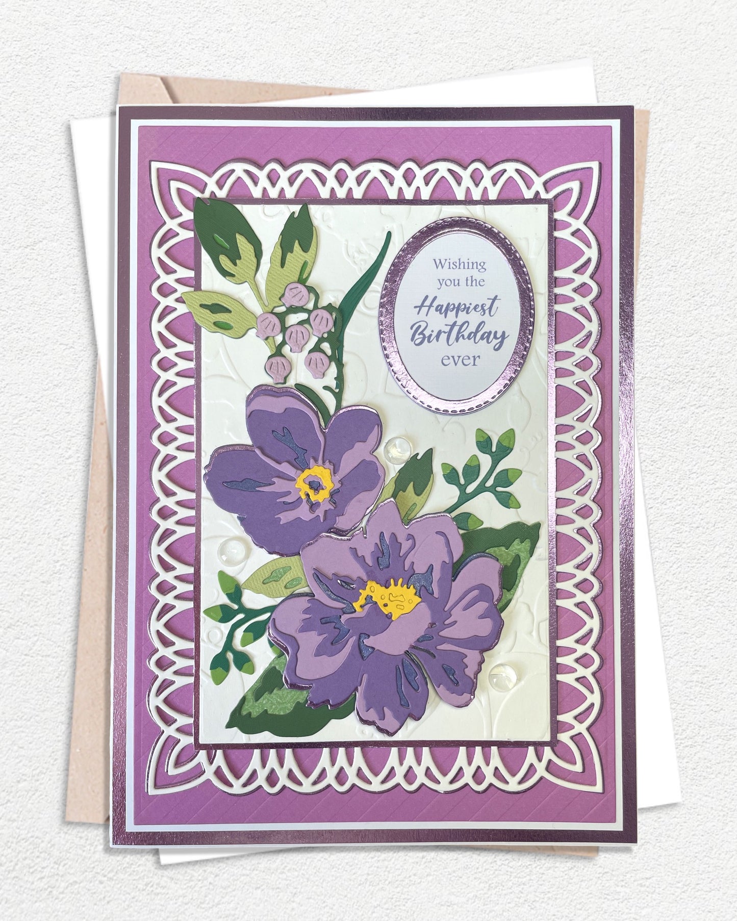 Luxury Birthday Card - Wishing you the Best Birthday Ever