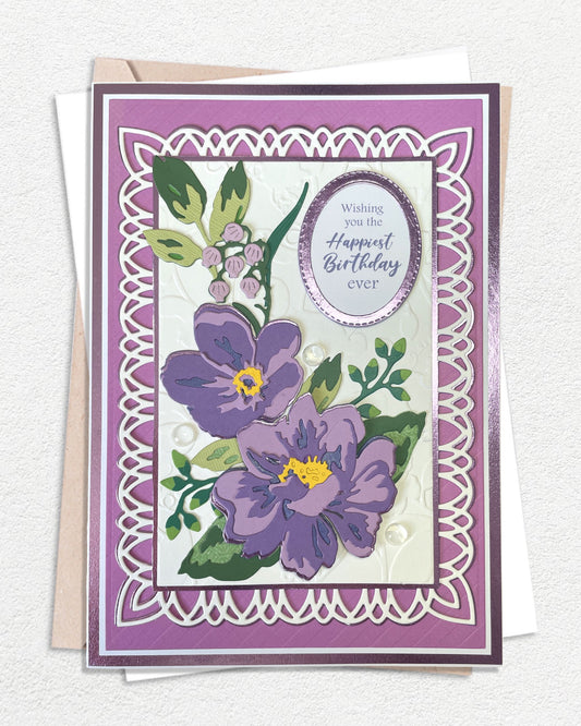 Luxury Birthday Card - Wishing you the Best Birthday Ever