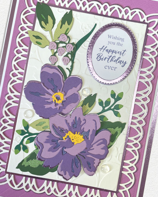 Luxury Birthday Card - Wishing you the Best Birthday Ever