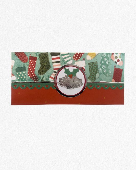 Money Wallet | Colorful Christmas Socks