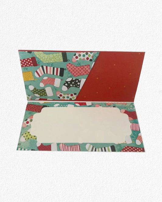 Money Wallet | Colorful Christmas Socks