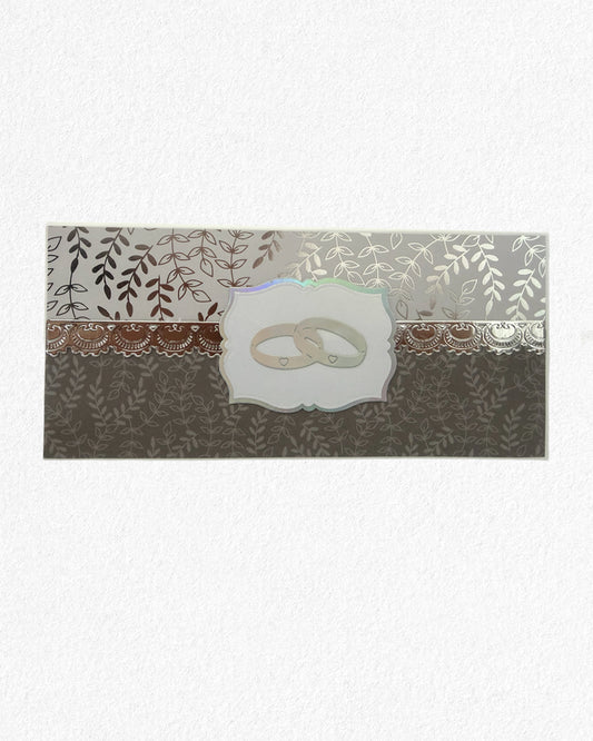 Money Wallet | Wedding, Silver Border