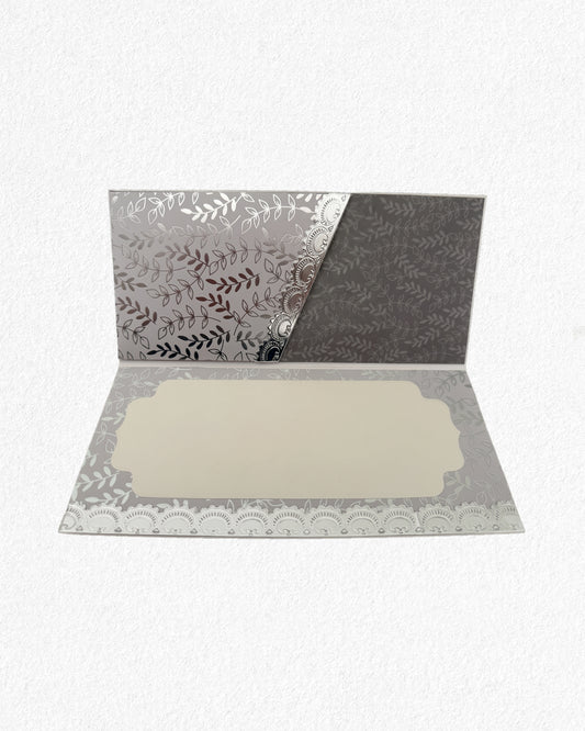 Money Wallet | Wedding, Silver Border