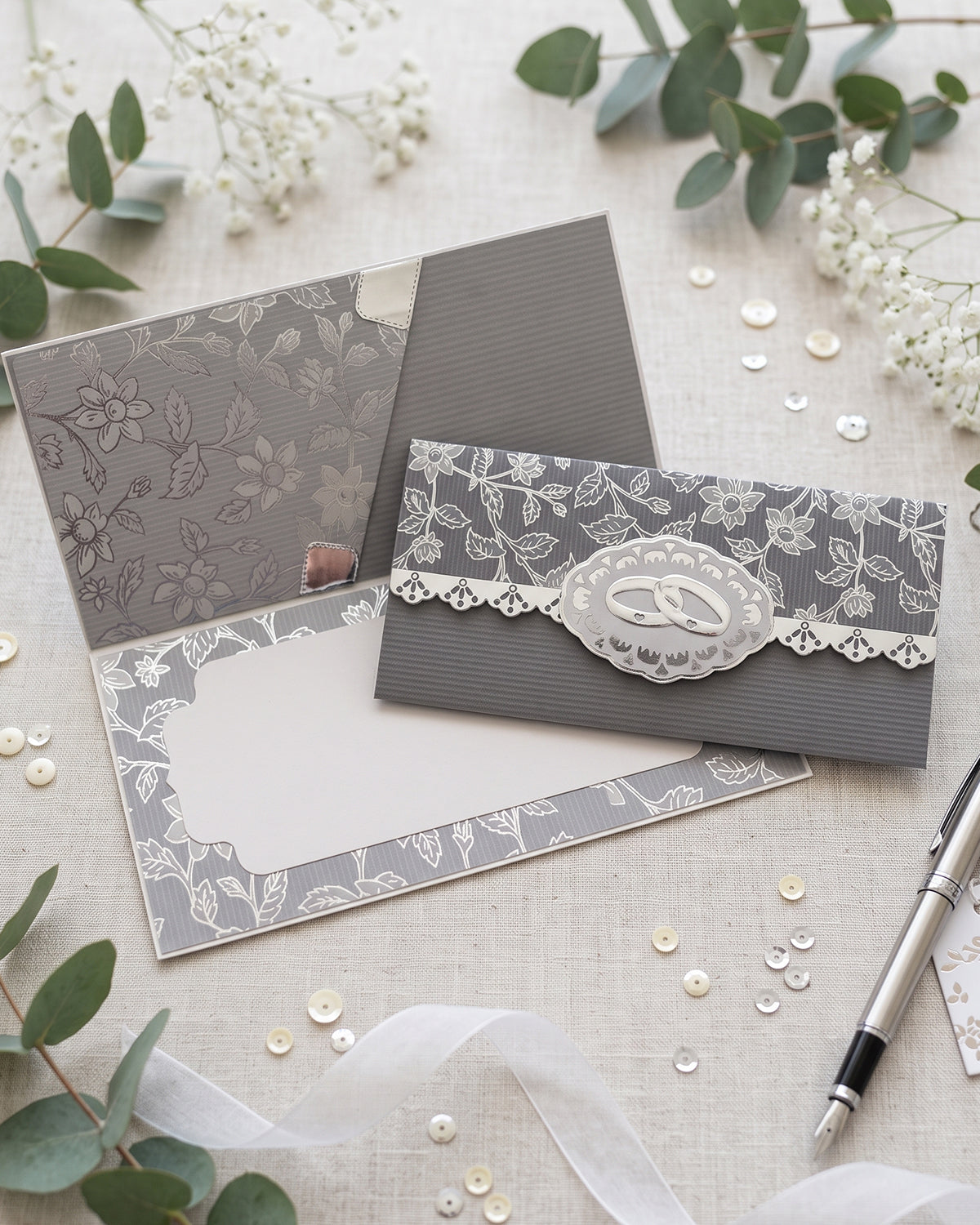 Money wallet for wedding, by Del Cards NZ