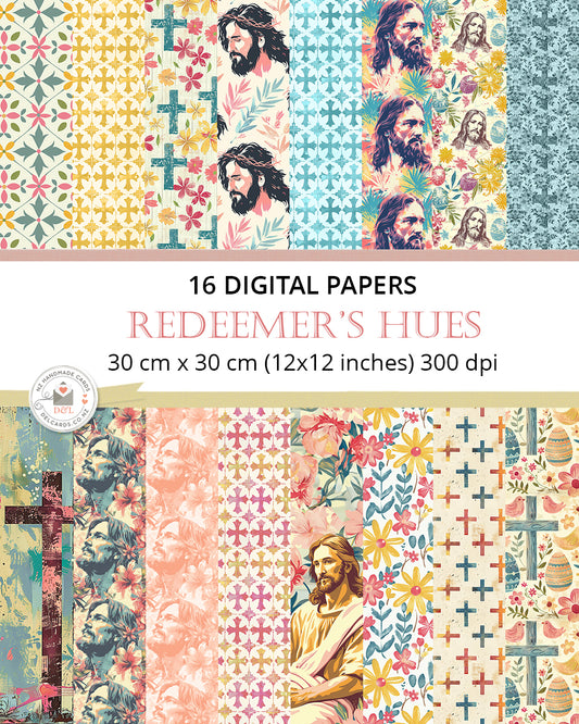 Redeemer's Hues - Jesus & Easter - 16 Digital Papers