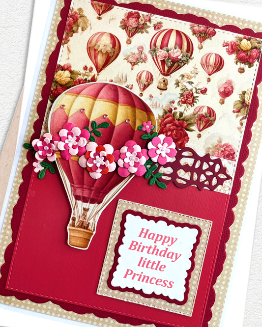 Handmade Birthday Card NZ – Beautiful Greeting | Happy Birthday little Princess