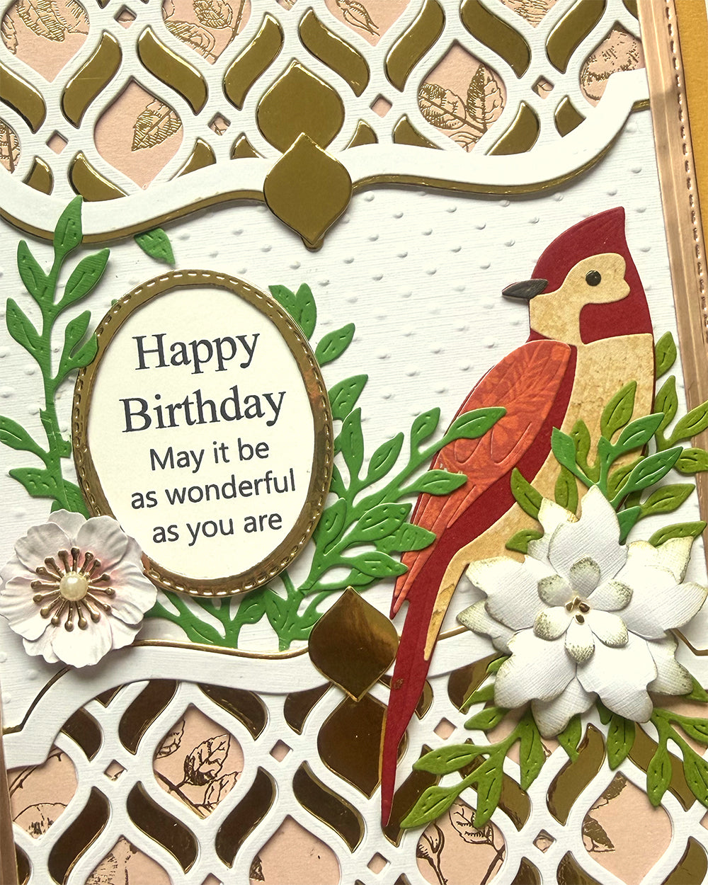 Luxury Birthday Card - Songbird Garden Birthday Card