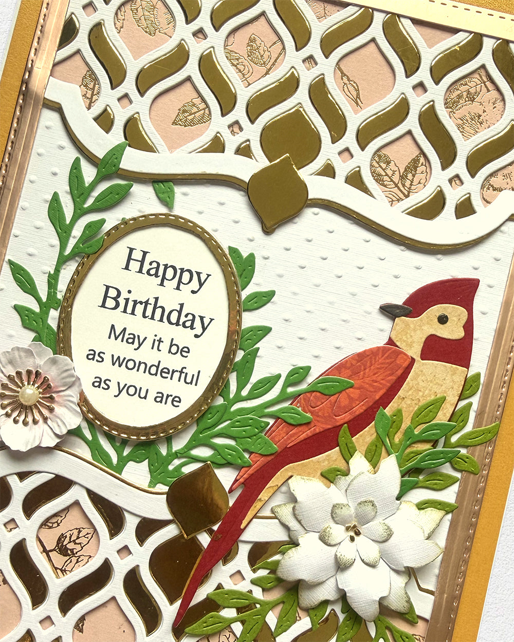 Luxury Birthday Card - Songbird Garden Birthday Card