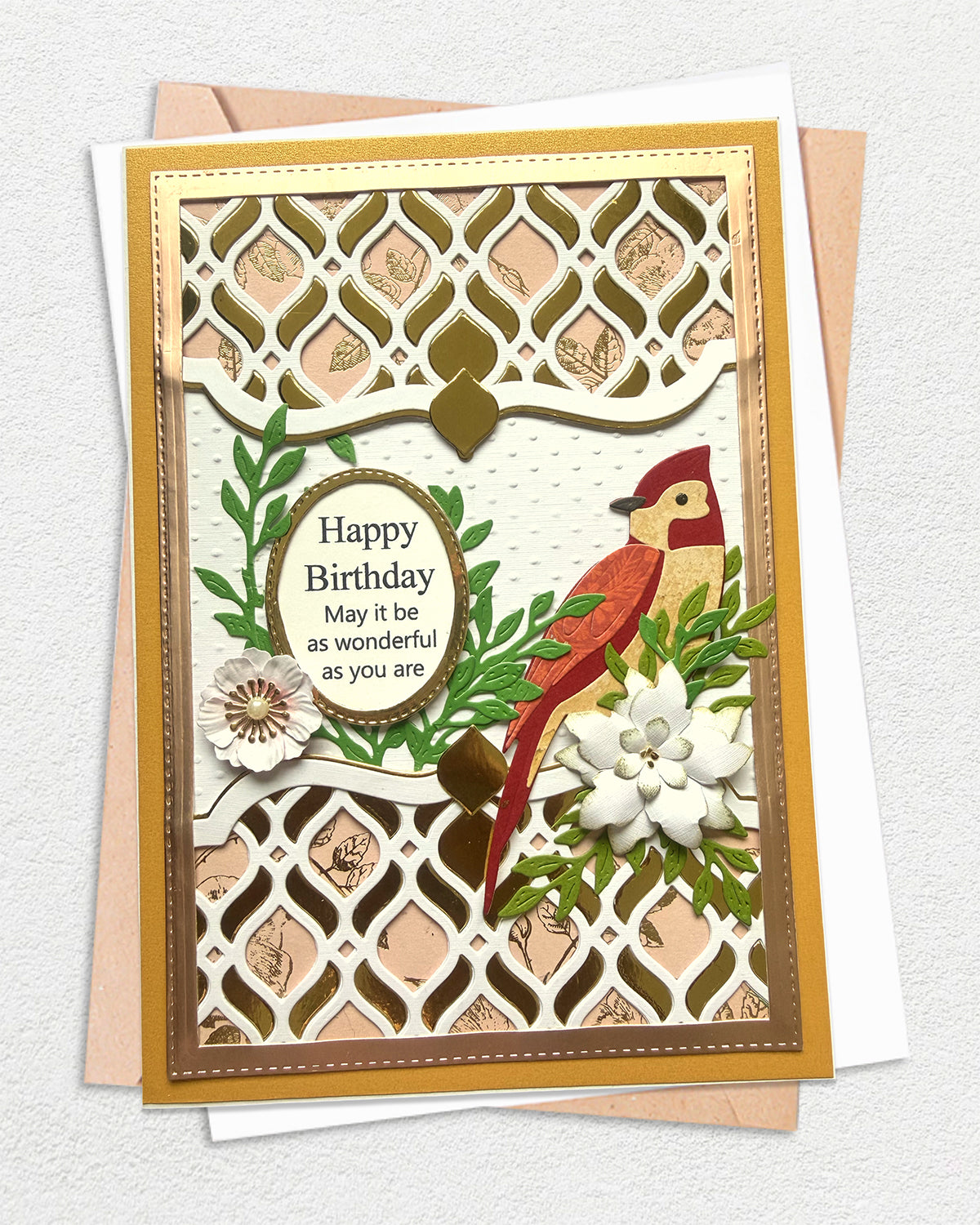 Luxury Birthday Card - Songbird Garden Birthday Card