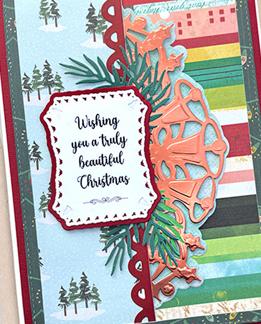 Wishing you a beautiful Christmas sentiment