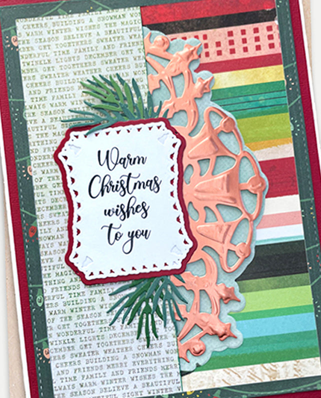 Warm Christmas Wishies sentiment