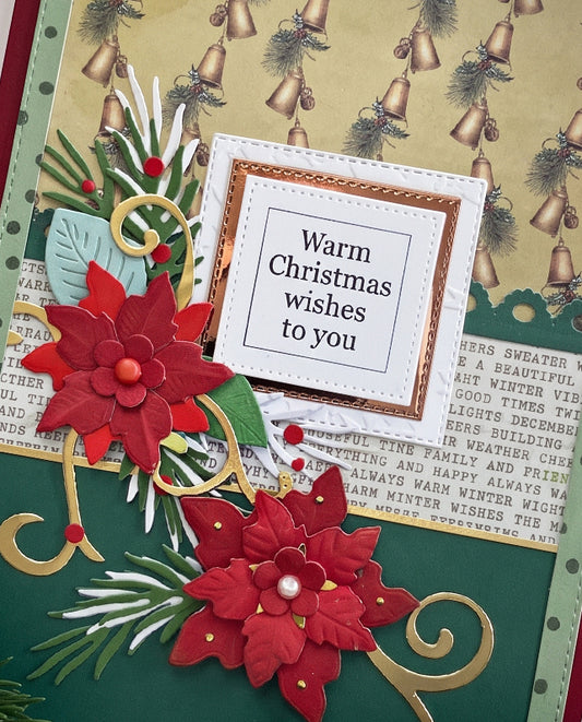 Warm Christmas wishes card