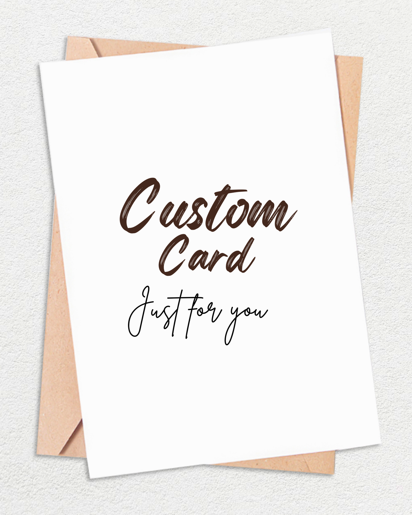 Customised Birthday Card - A Card Made Just for Them