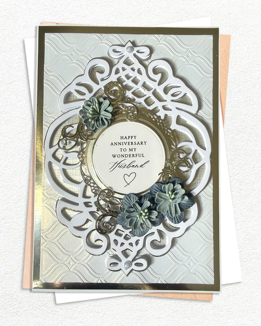 Anniversary card for Husband by Del Cards NZ