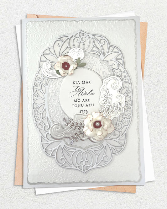 Maori Wedding Card for sale made by Del Cards NZ