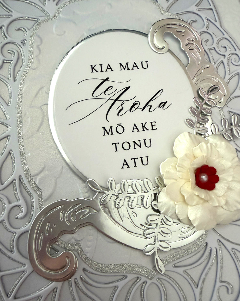Maori Wedding Card for sale made by Del Cards NZ