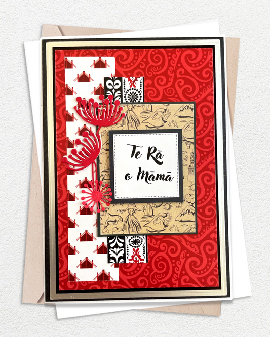 maori greeting card
