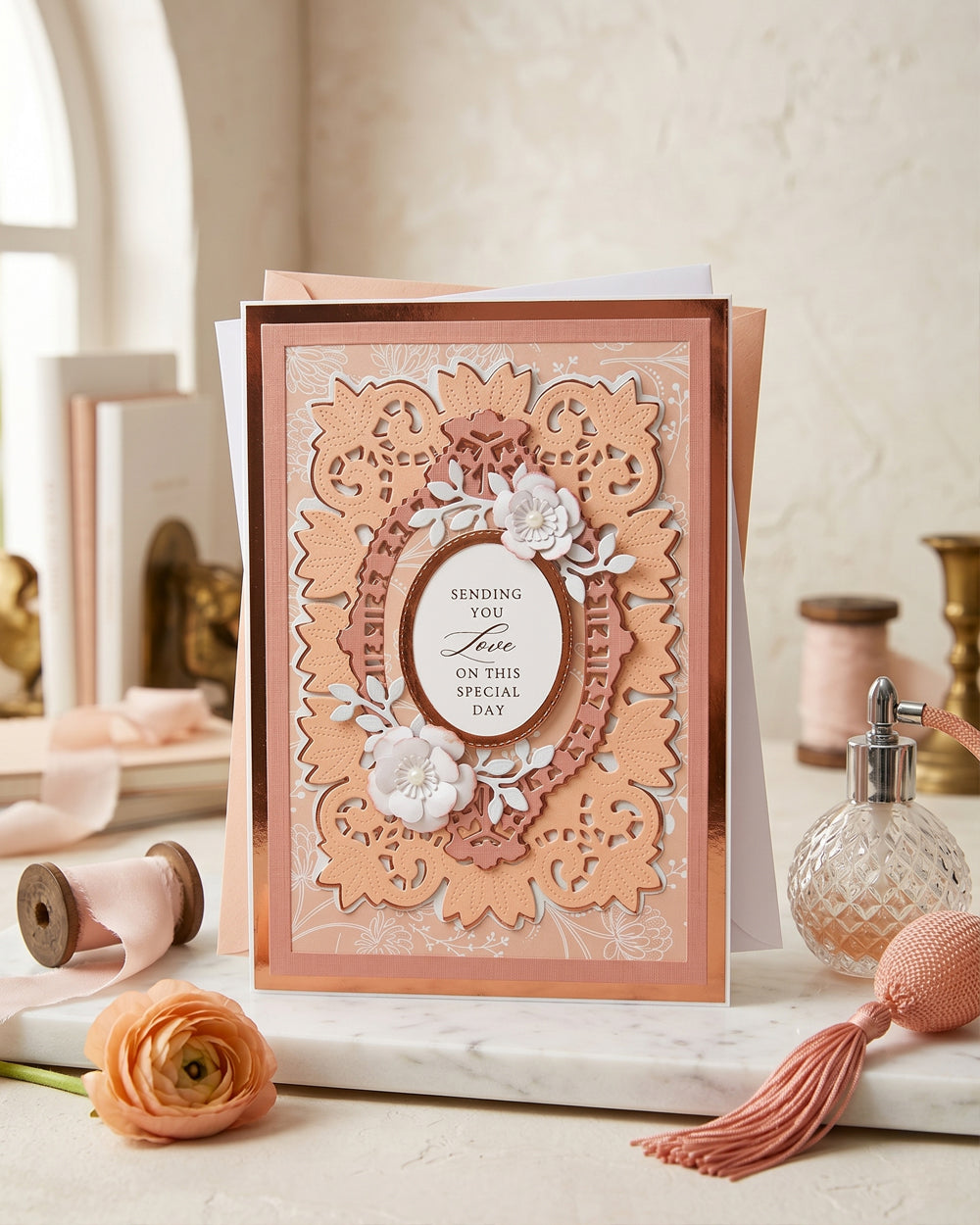 Sending Love on this Special Day - Blush Floral