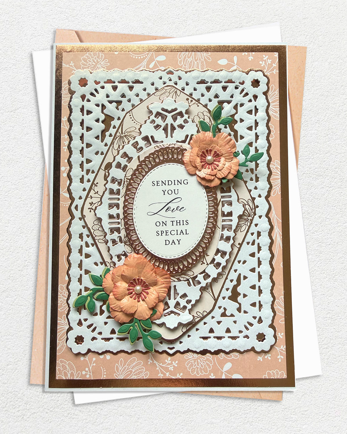 Sending Love on this Special Day - White Floral