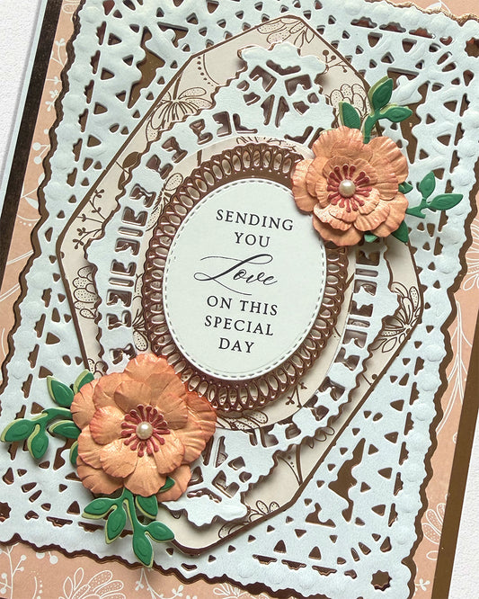Sending Love on this Special Day - White Floral