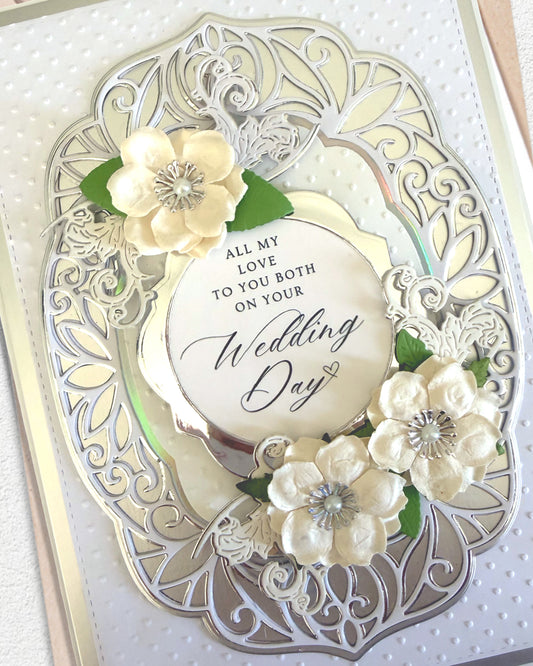 Luxury Wedding Card – All my love to you both