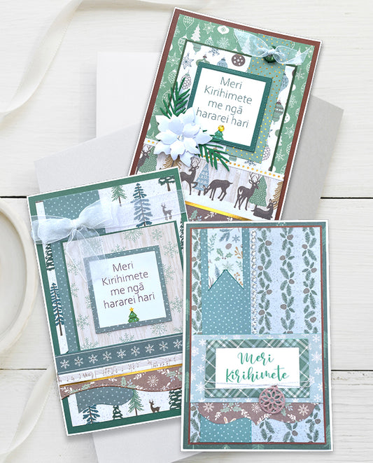 Set of 03 Māori Christmas Cards