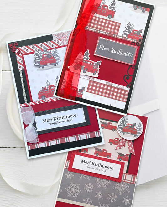 Set of 03 Māori Christmas Cards